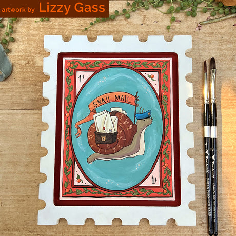 Trekell Stamp Panel - Wooden Painting Canvas