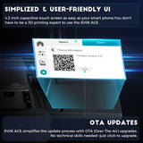 SOVOL SV06 ACE - Upgraded Affordable FAST Direct Drive 3D Printer with Auto Bed Leveling