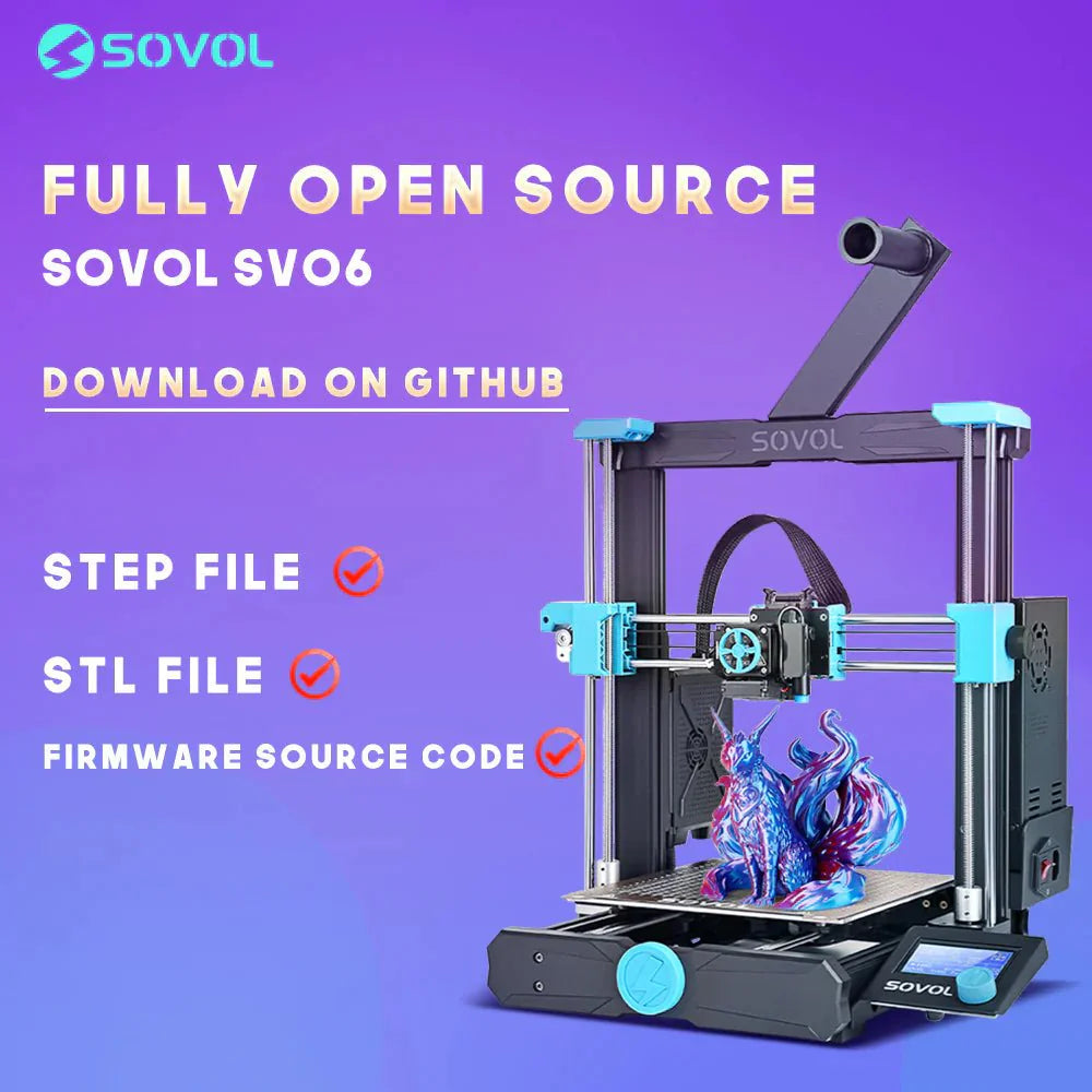 SOVOL SV06 - Affordable All-Metal Direct Drive 3D Printer with Auto Bed Leveling