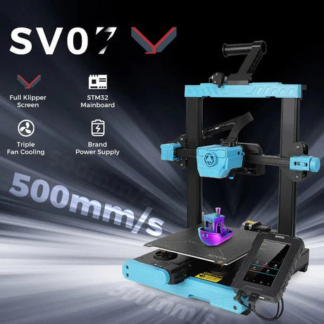 SOVOL SV07/SV07 Plus - Klipper 3D Printer with Auto Bed Leveling, All-Metal Hotend, and Enhanced Build Volume