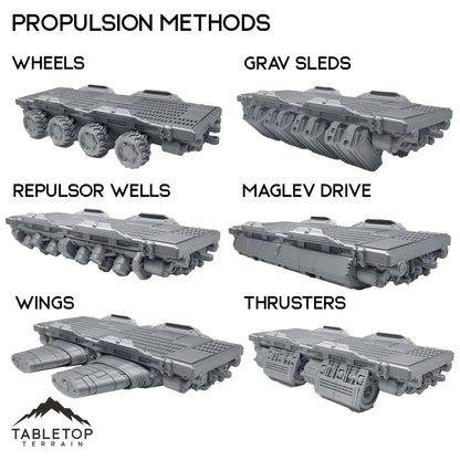 Repulsor Land Train