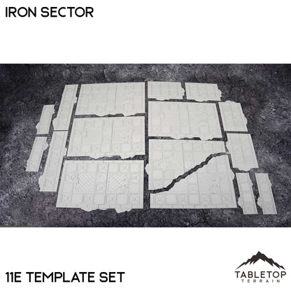 11e Iron Sector Template Set