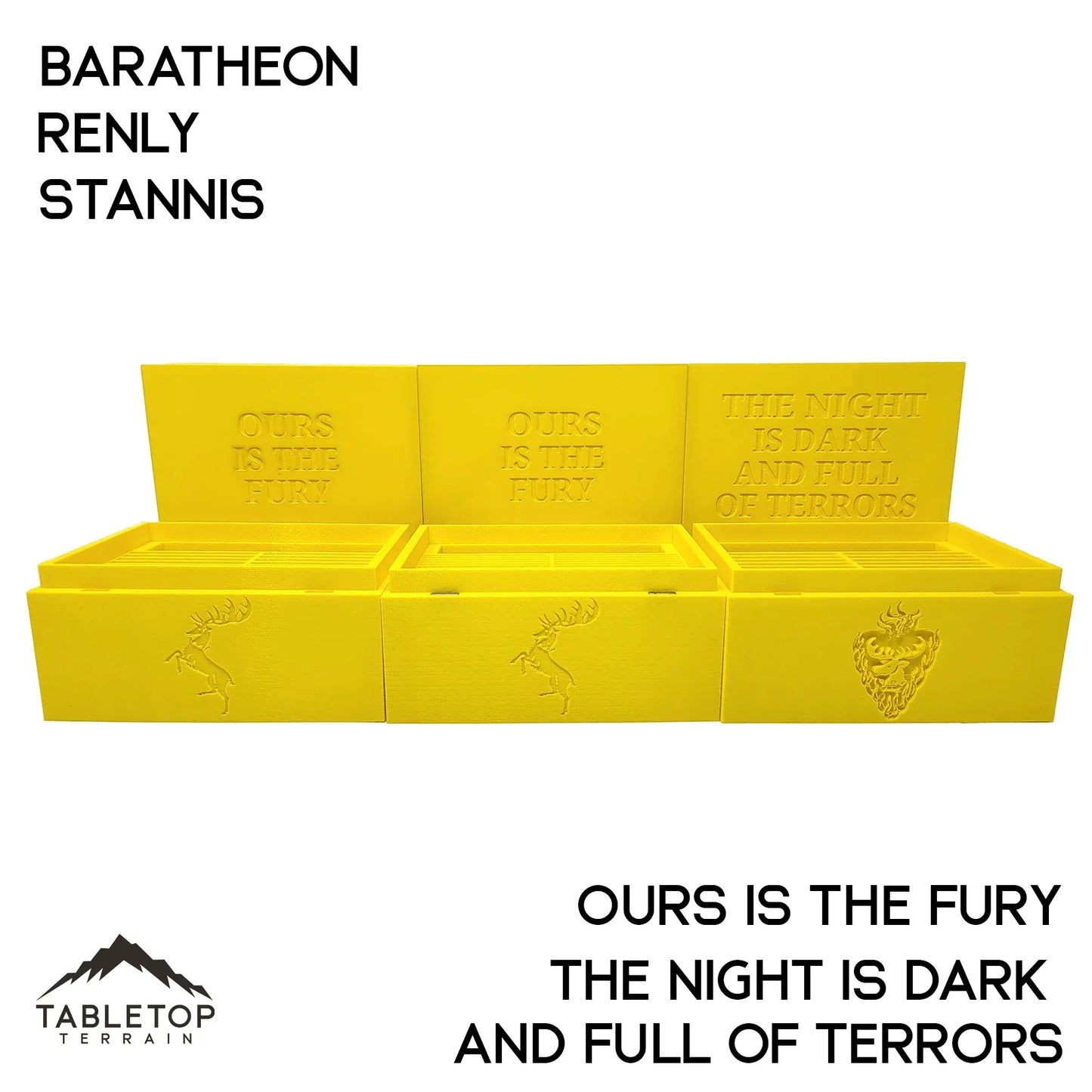 ASOIAF Card Storage Organizers