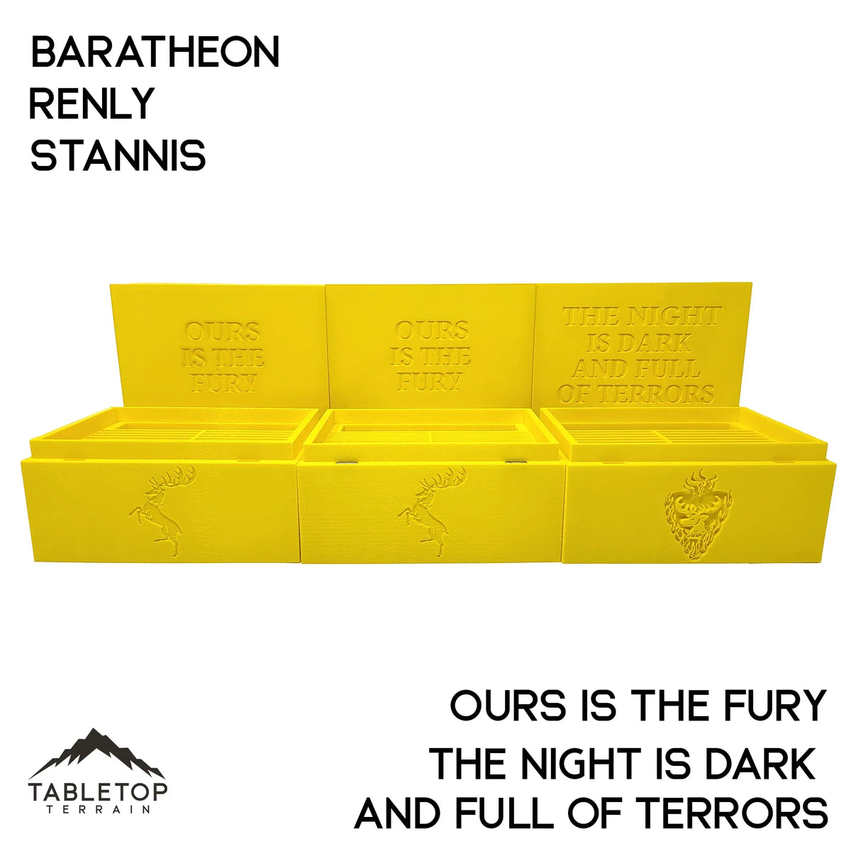 ASOIAF Card Storage Organizers
