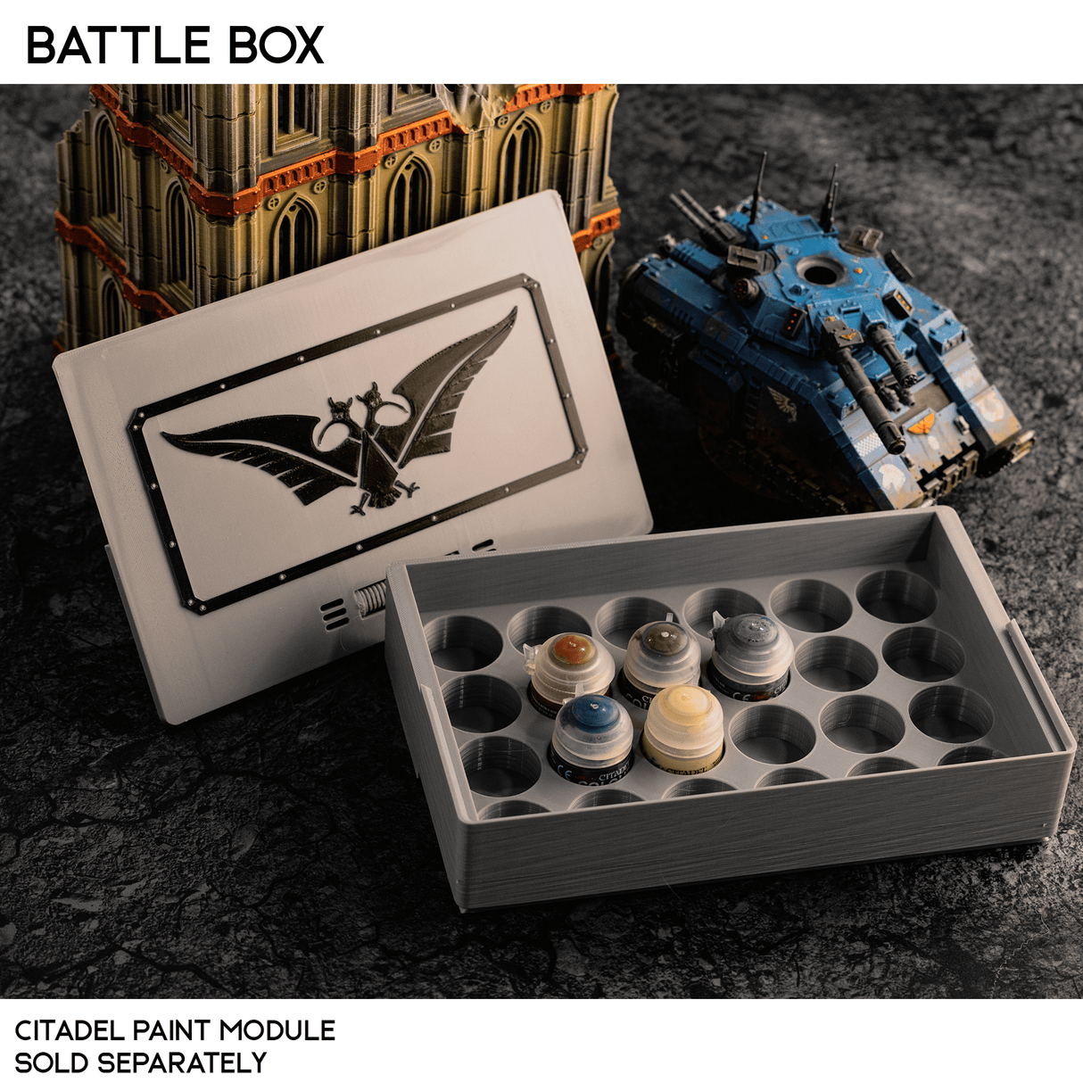 Battle Box - 40k Compatible Component Organizer