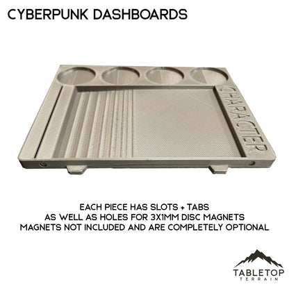 Cyberpunk Card and Token Dashboard