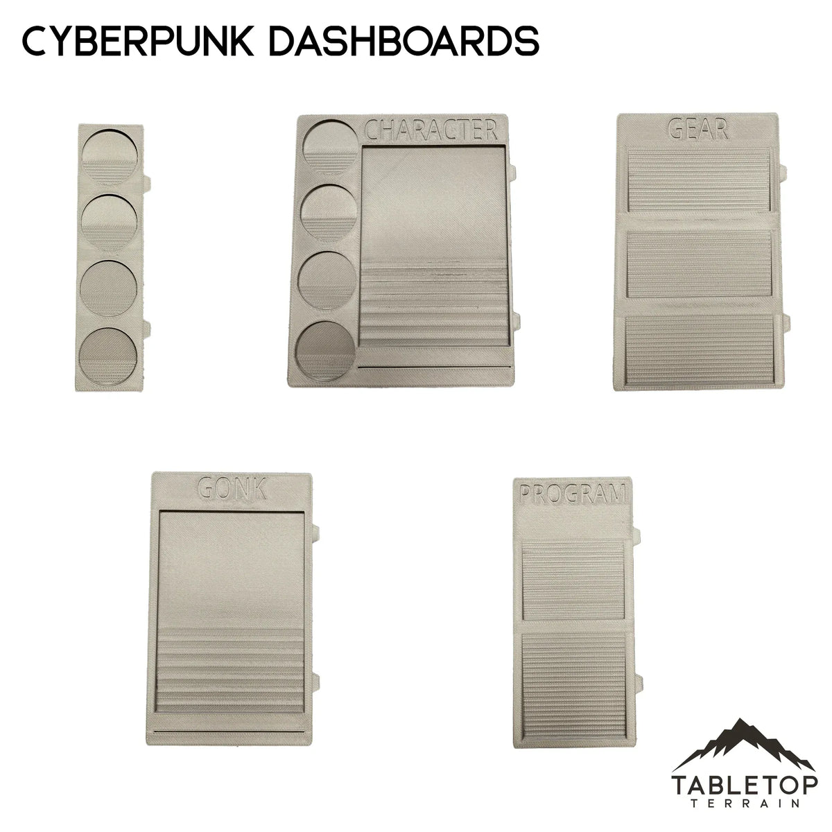 Cyberpunk Card and Token Dashboard