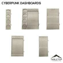 Cyberpunk Card and Token Dashboard