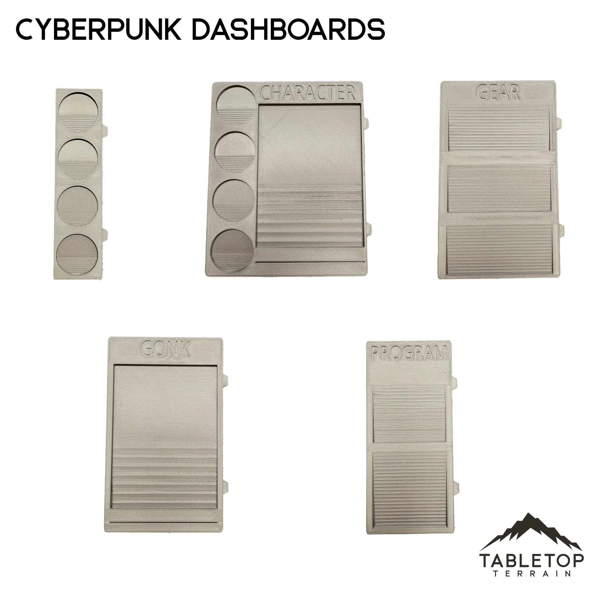 Cyberpunk Card and Token Dashboard