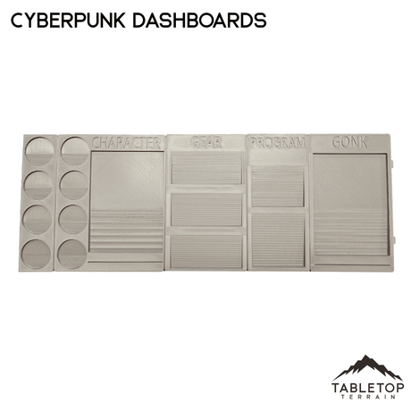Cyberpunk Card and Token Dashboard