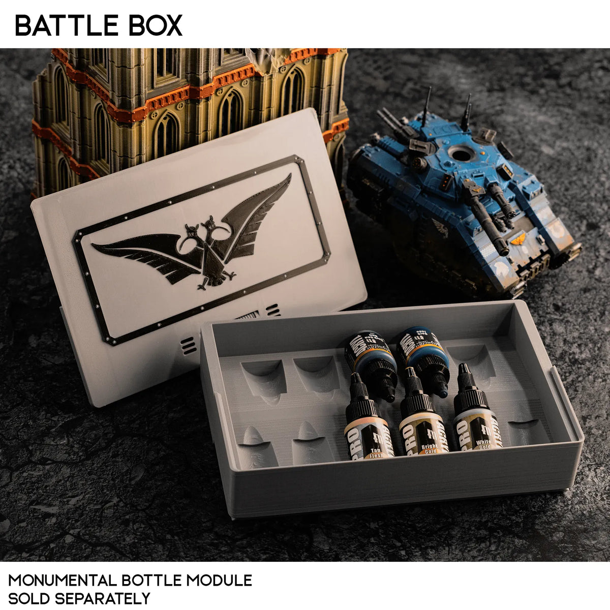 Battle Box - 40k Compatible Component Organizer