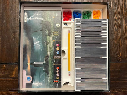 7 Wonders (2nd Edition) with Expansions Board Game Insert / Organizer