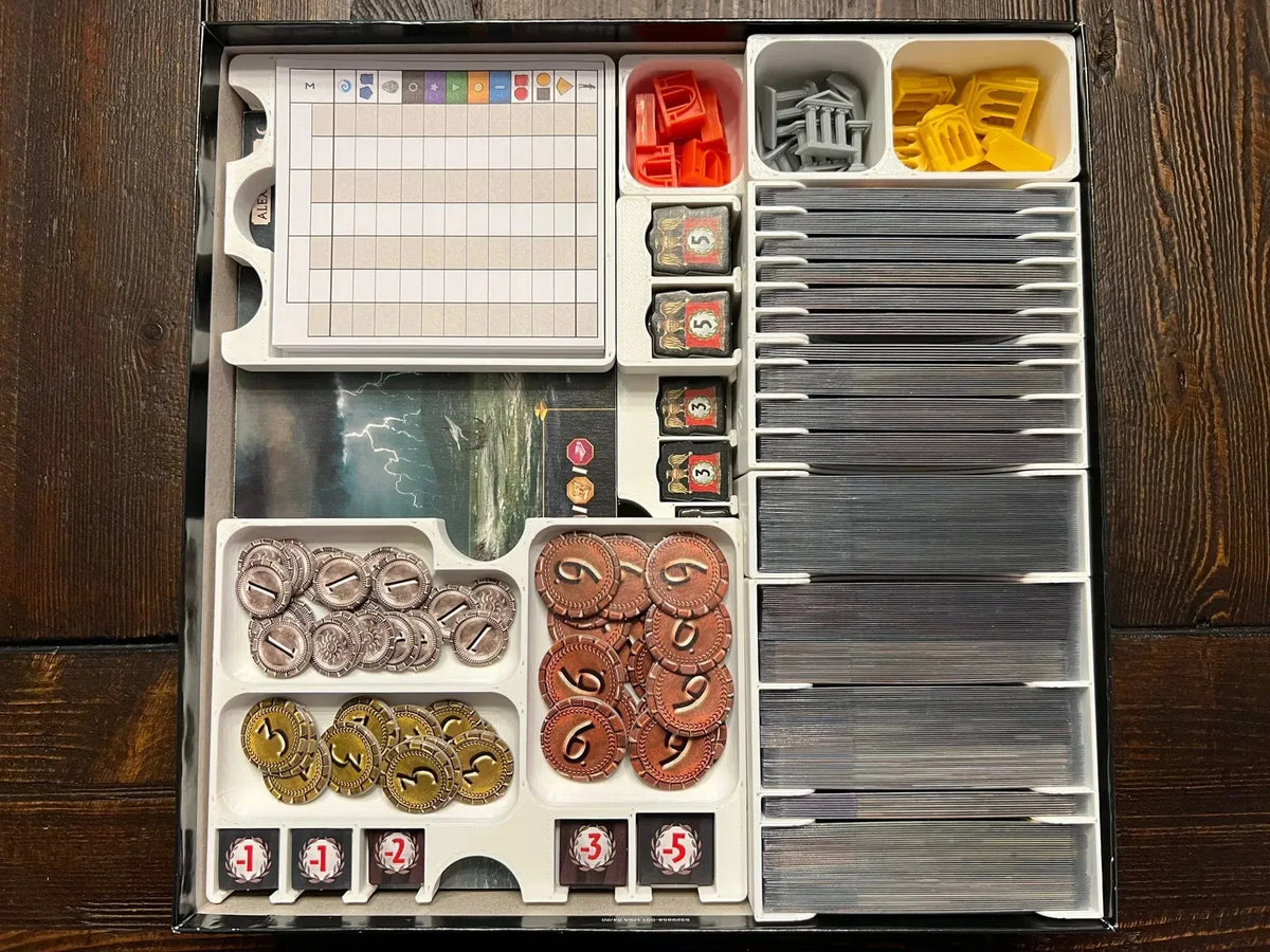 7 Wonders (2nd Edition) with Expansions Board Game Insert / Organizer