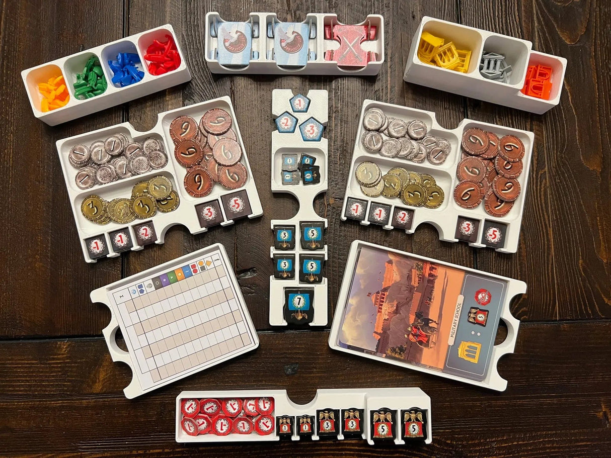 7 Wonders (2nd Edition) with Expansions Board Game Insert / Organizer