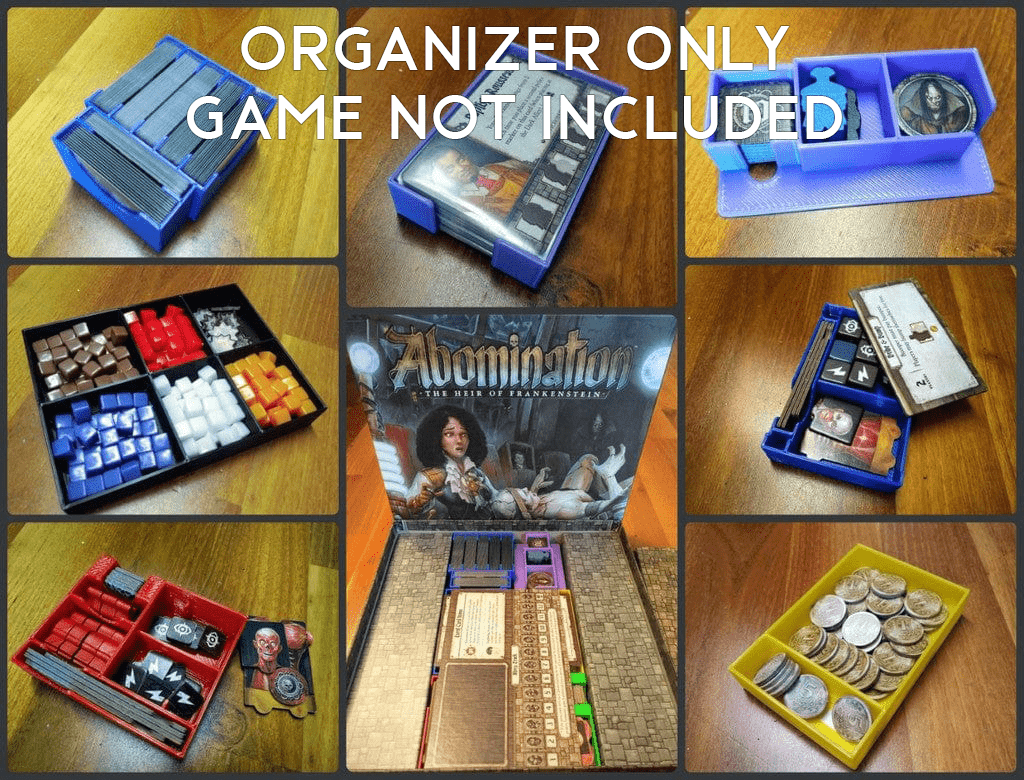 Abomination Board Game Insert / Organizer