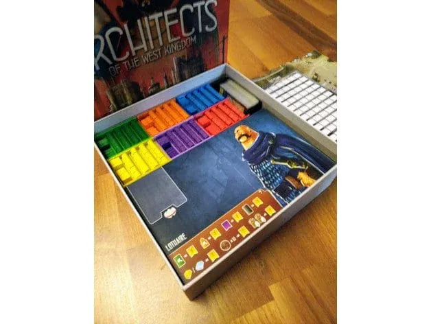 Architects of the West Kingdom + Age of Artisans Board Game Insert / Organizer