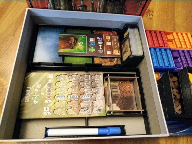 Architects of the West Kingdom + Age of Artisans Board Game Insert / Organizer