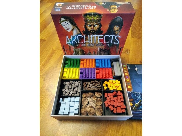 Architects of the West Kingdom + Age of Artisans Board Game Insert / Organizer
