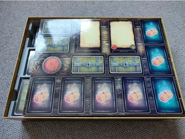 Assault on Doomrock Board Game Insert / Organizer