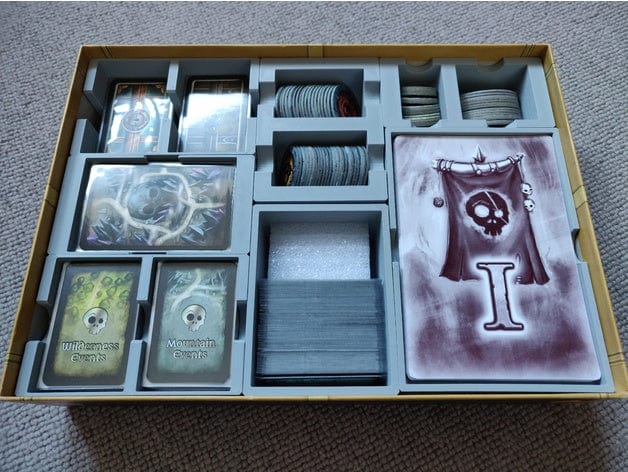 Assault on Doomrock Board Game Insert / Organizer