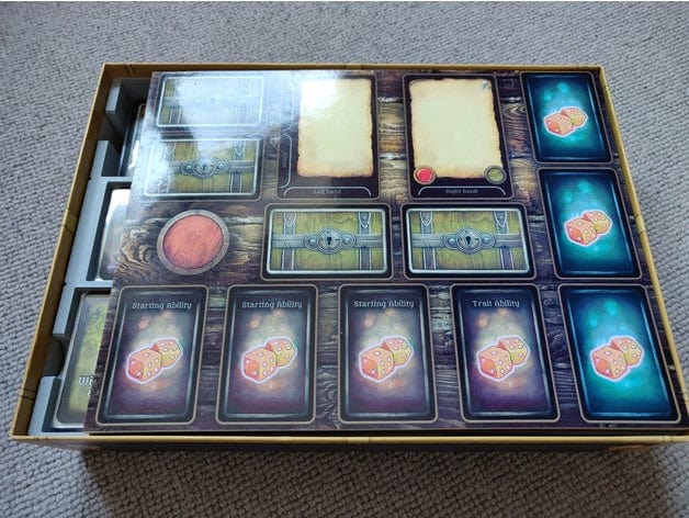 Assault on Doomrock Board Game Insert / Organizer