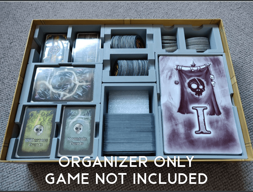 Assault on Doomrock Board Game Insert / Organizer