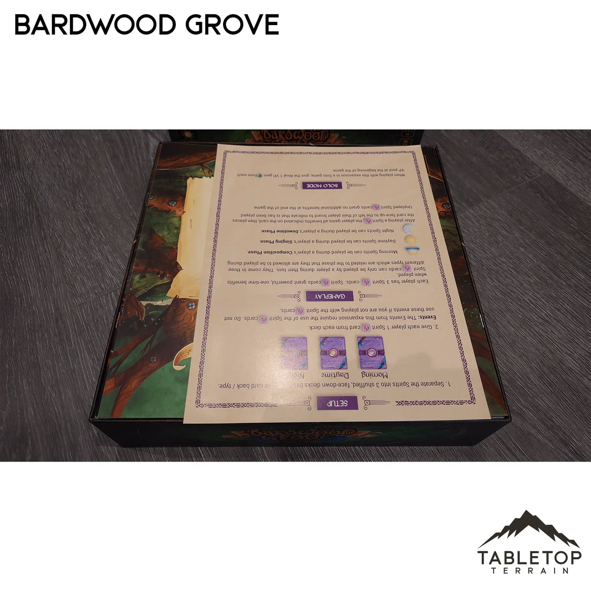 Bardwood Grove Board Game Insert / Organizer