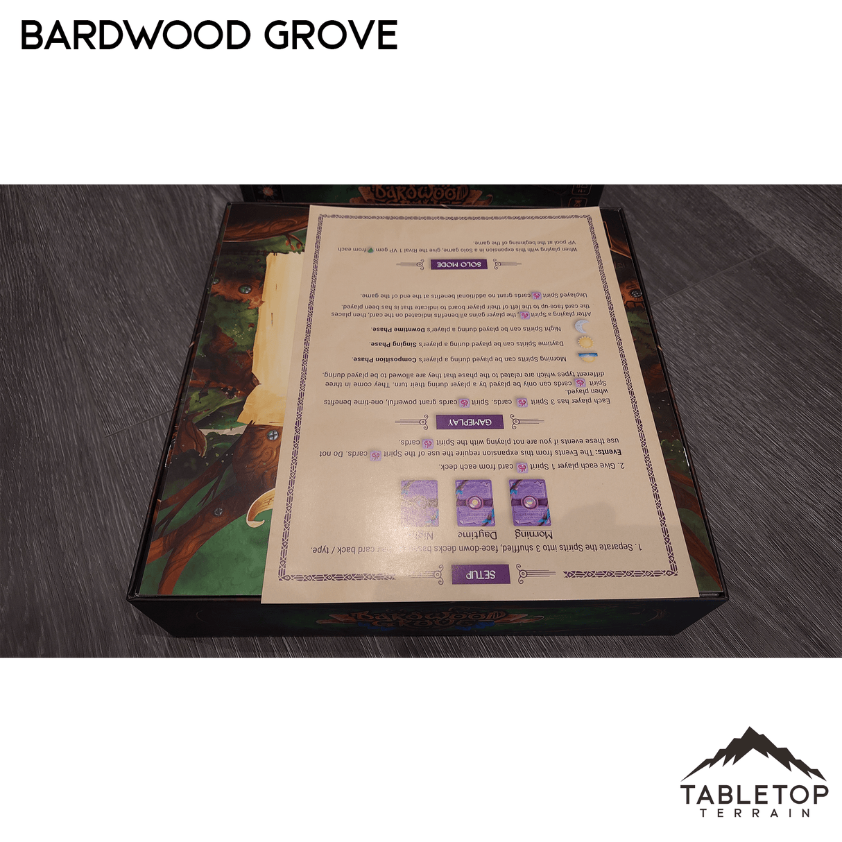 Bardwood Grove Board Game Insert / Organizer