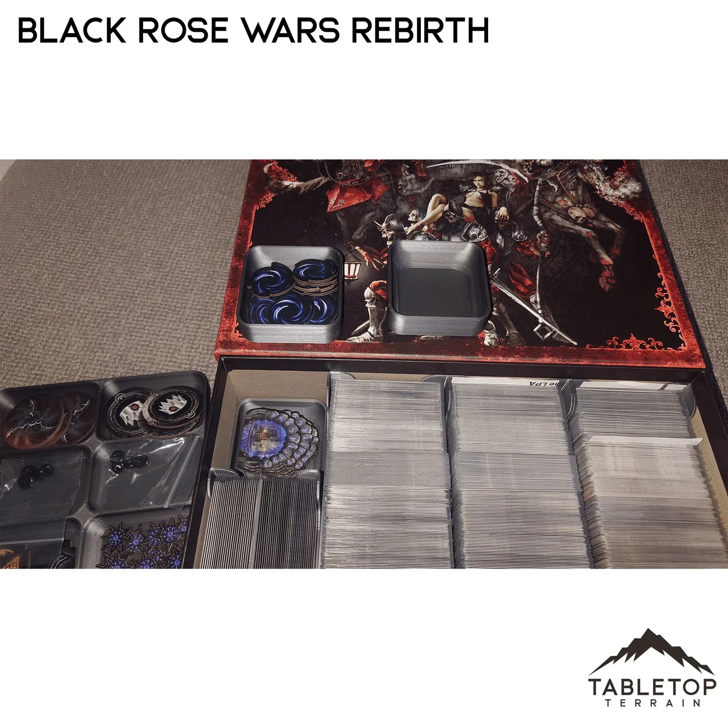 Black Rose Wars and Rebirth Board Game Insert / Organizer