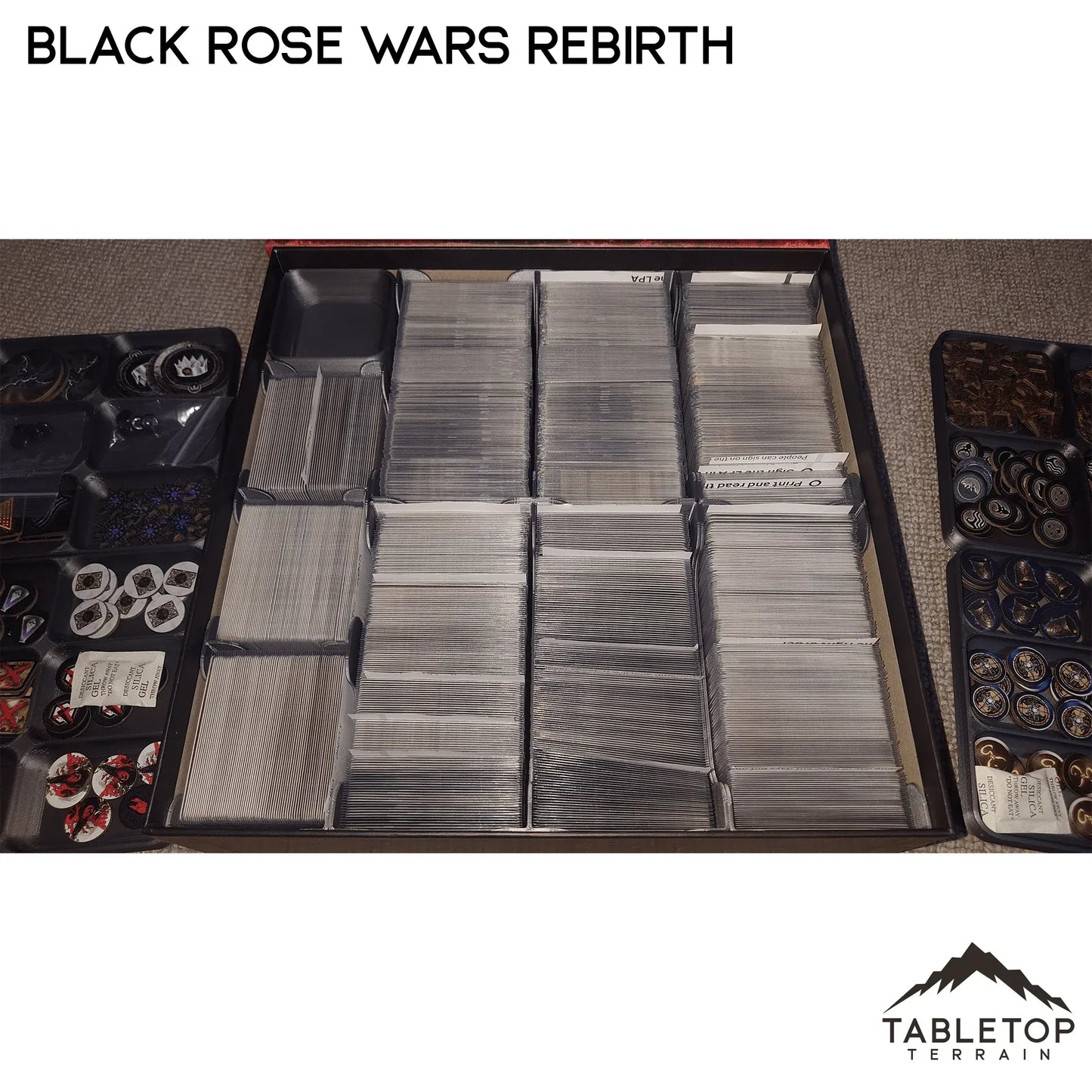 Black Rose Wars and Rebirth Board Game Insert / Organizer