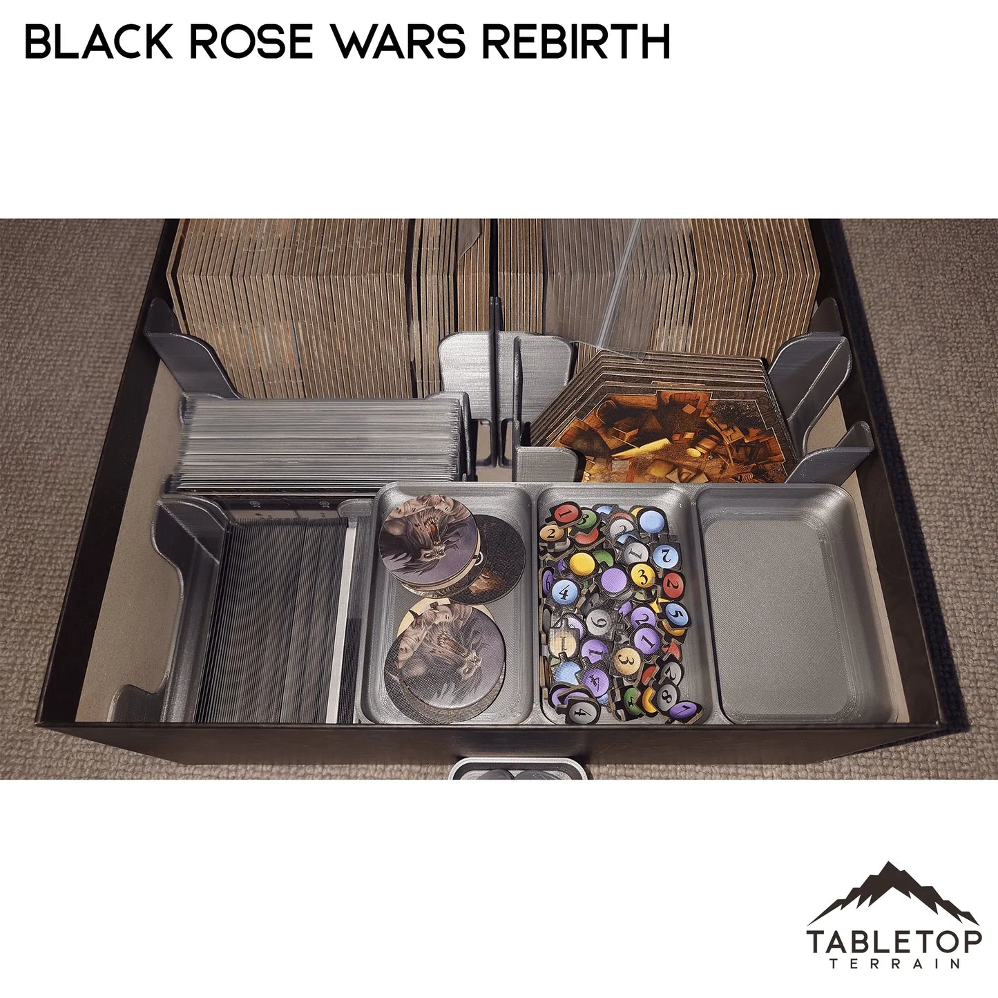 Black Rose Wars and Rebirth Board Game Insert / Organizer