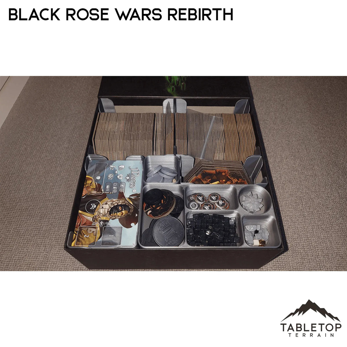Black Rose Wars and Rebirth Board Game Insert / Organizer