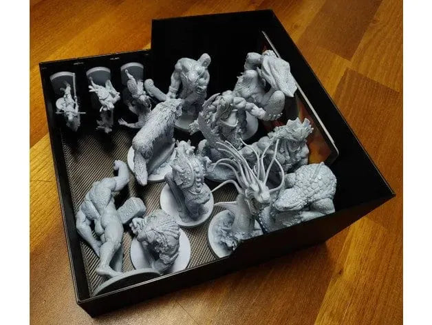 Blood Rage with all Expansions Board Game Insert / Organizer
