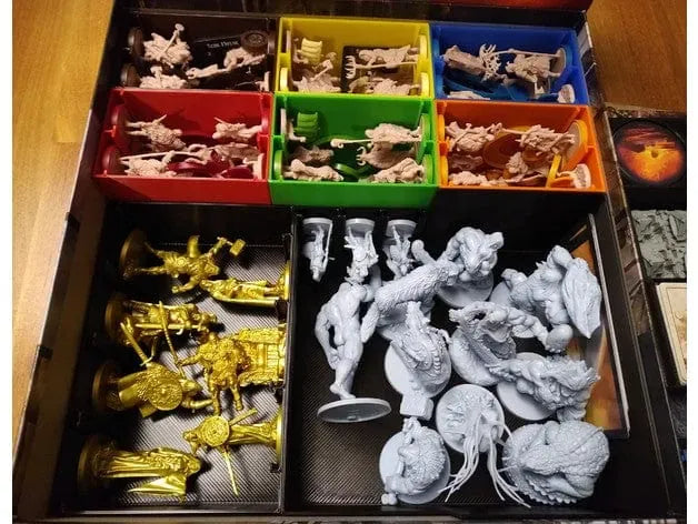 Blood Rage with all Expansions Board Game Insert / Organizer