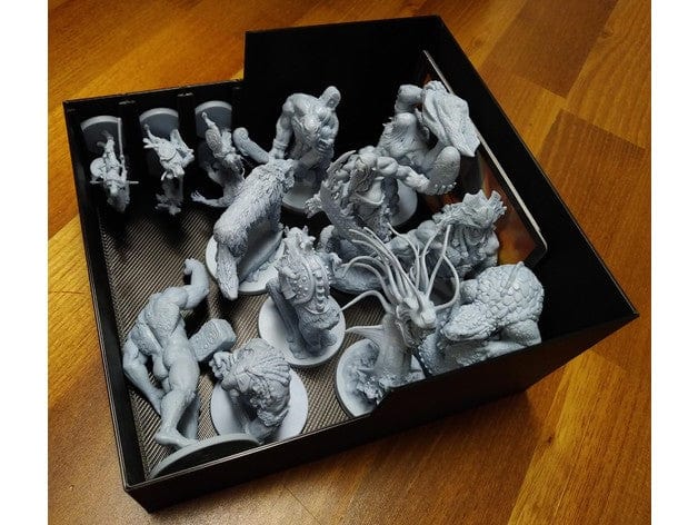 Blood Rage with all Expansions Board Game Insert / Organizer