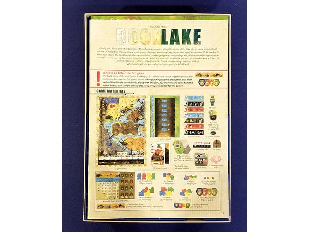 Boonlake Board Game Insert / Organizer