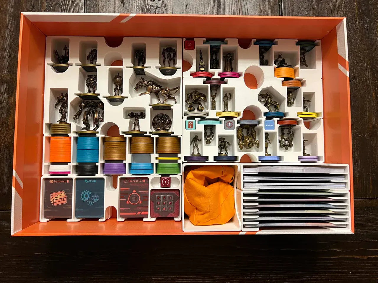 burncycle with Expansions and Extras Board Game Insert / Organizer