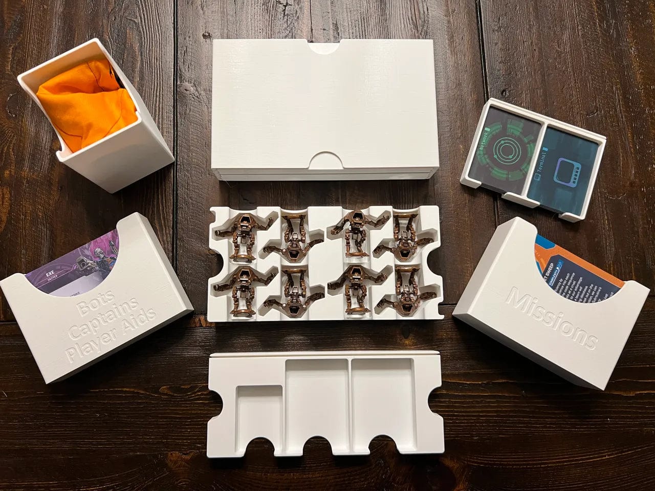 burncycle with Expansions and Extras Board Game Insert / Organizer