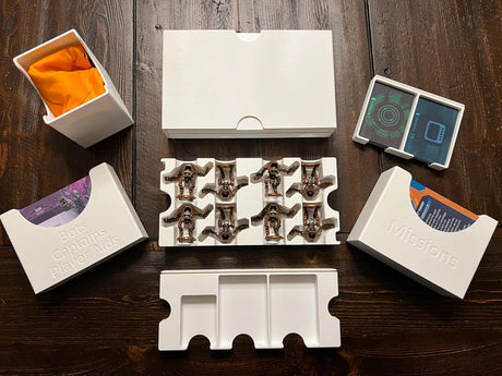 burncycle with Expansions and Extras Board Game Insert / Organizer