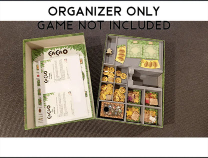 Cacao + Expansions Board Game Insert / Organizer