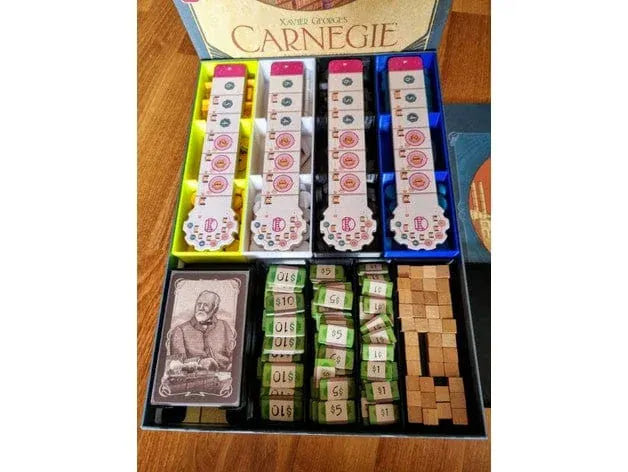 Carnegie + Expansion Board Game Insert / Organizer