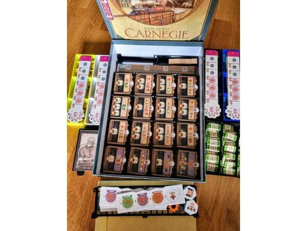 Carnegie + Expansion Board Game Insert / Organizer