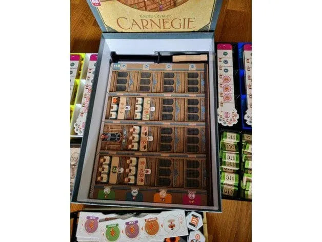 Carnegie + Expansion Board Game Insert / Organizer