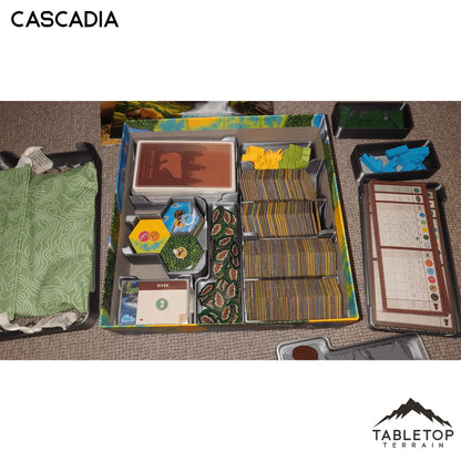 Cascadia and Landmarks Board Game Insert / Organizer