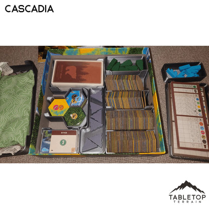 Cascadia and Landmarks Board Game Insert / Organizer