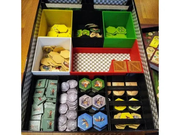 Castles of Burgundy Anniversary Board Game Insert / Organizer
