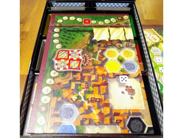 Castles of Burgundy Anniversary Board Game Insert / Organizer
