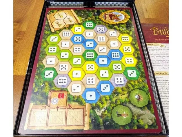 Castles of Burgundy Anniversary Board Game Insert / Organizer