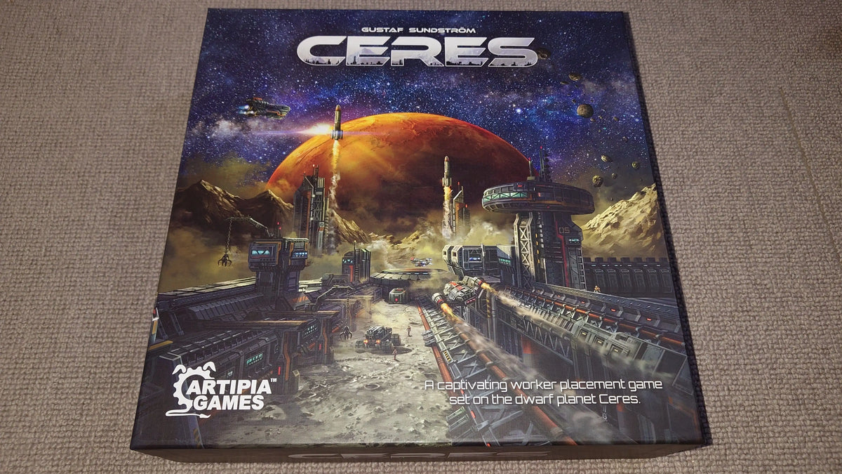 Ceres with Mars Contracts and Comets Board Game Insert / Organizer