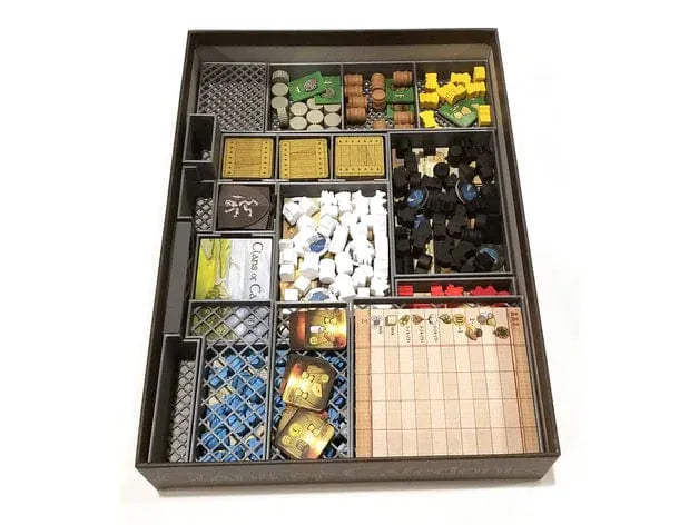 Clans of Caledonia Board Game Insert / Organizer